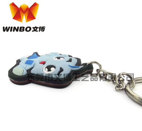 高品質(zhì)硅膠汽車(chē)裝飾鑰匙扣