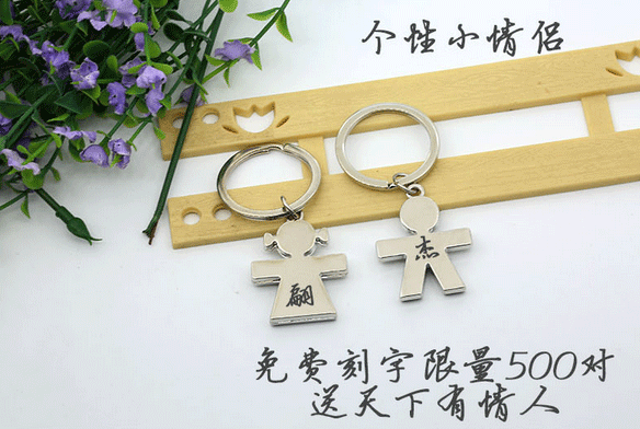 老客人劉總在下單12萬個情侶鑰匙扣