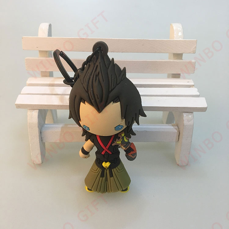 日本公仔3D立體PVC鑰匙扣