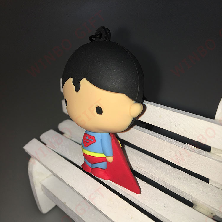 超人3D立體鑰匙扣款式2右側面